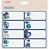 Набор наклеек для тетрадей "deVENTE. Super Division" 40x96 мм, 8 шт,