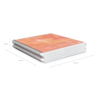 Тетрадь А5  80л кл. на спирали Erich Krause "Spiralblock" перфорация, микроперфорация_MIX-PACK