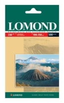 Фотобумага LOMOND A6  230г, 500л, глянц., односторонняя