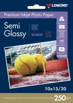 Фотобумага LOMOND A6  250г, 500л, полуглянц Warm
