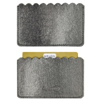 Чехол д/пласт.карт "Диско графитовый" 105*60мм, блинт.тиснение, 2 отд.