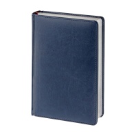 Ежедневник дат. 2026г А5 168л. тв.пер., кожзам "Sidney Nebraska. Синий" ляссе