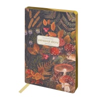 Ежедневник недат. А5 128л., мягк.обл., иск.кожа "Flora. Forest Fairy Tale" ляссе