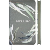 Планинг недат. 100*170мм  80л.,кожзам "Botanic" оливковый, 70м/г2