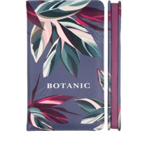 Планинг недат. 100*170мм  80л.,кожзам "Botanic" серо-сиреневый, 70м/г2