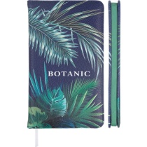 Планинг недат. 100*170мм  80л.,кожзам "Botanic" темно-синий, 70м/г2