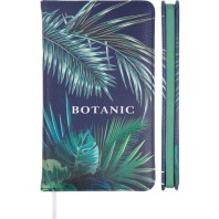 Планинг недат. 100*170мм  80л.,кожзам "Botanic" темно-синий, 70м/г2