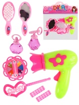 Игровой набор для девочки  9 предметов "Прическа принцессы-1"