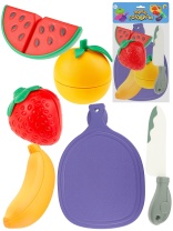 Игровой набор продуктов  6 предметов "Фрукты" в пакете