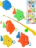 Рыбалка "Веселый рыбак" 5 рыбок, удочка