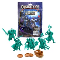 Набор солдатиков "Рыцари тьмы" 5 фигурок, орудие, 5+