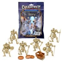 Набор солдатиков "Скелеты" 5 фигурок, орудие, 5+