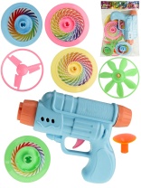 Запускалка-пистолет 21см, 5 дисков, в пакете