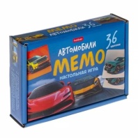 Игра Мемо "Автомобили"  (36 карточек)