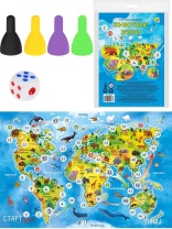 Игра с фишками "Животные земли" 3+