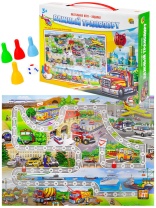 Игра с фишками 230*400 мм "Важный транспорт" коробка