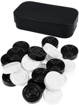 Шашки пластиковые без поля, классика 6+ Шашки пластиковые без поля, классика 6+