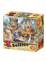 Пазл 3D 100 дет.  31*23см "Динозавры селфи"