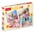 Пазлы    4в1  "Пушистые модницы" 200*140мм 8+12+15+20 дет.