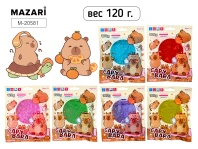 Слайм 120гр "Капибара" 6диз.