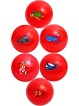 Мяч детский 15см "Подводный мир" ассорти НЕ НАДУТЫЙ