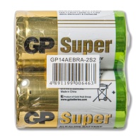 Батарейка LR14 (С) GP Super Alkaline, блистер, цена за 1 шт