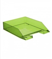 Лоток д\бумаг гориз. КАСКАД зелёный ЛАЙМ