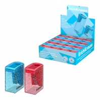 Точилка пласт. с контейнером  1 отв. City Mini, Bubble Gum, ассорти