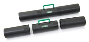 Тубус с пласт.ручкой 3-х секционный L=650мм D=100мм, черный