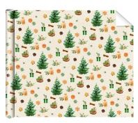 Бумага упаковочная 70*100см "Новогодний вэйб"