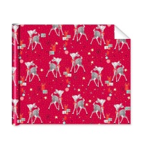 Бумага упаковочная 70*100см "Олень"