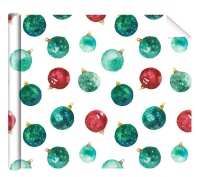 Бумага упаковочная 70*100см "Шарики елочные"