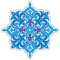 Комплект украшений "С Новым годом!" 12 видов