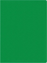 Папка файл А4  20лист 0,50мм зеленая