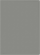 Папка файл А4  40лист 0,50мм серая