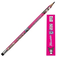 Карандаш ч/гр "Kuromi" НВ с ластиком