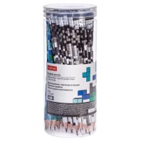 Карандаш ч/гр "Cubes" НВ с ластиком