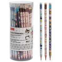 Карандаш ч/гр "Teddy Friends" НВ с ластиком