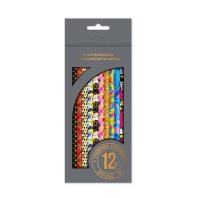 Набор карандашей 12 шт ВКФ "Hot Print" Коллекция, ассорти дизайн