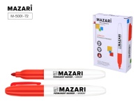 Маркер перманентный 2,0мм пулевидный, красный