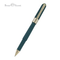 Ручка "Monaco. Зеленая" шарик., 0,5мм, синие чернила**