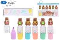 Набор текстовыделителей Basir "Капибара" 6 цв.