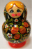 Матрешка-пузико 5 мест 13см "Хохлома фонарик"