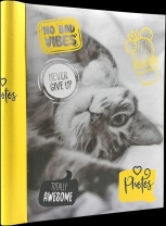 Фотоальбом магнитный 10л  23*28см спир. Fluffy pets. Мяу