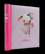 Фотоальбом магнитный 20л  23*28см спир. Mice and bunny. Кролик