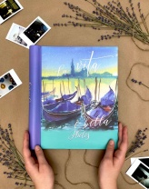 Фотоальбом магнитный 20л  23*28см спир. Watercolor travel. Венеция