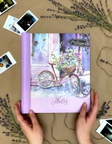 Фотоальбом магнитный 20л  23*28см спир. Watercolor travel. Париж