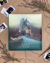 Фотоальбом магнитный 50л  23*28см кольца, Magic view. Замок