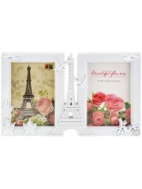 Фоторамка на 2 фото 10*15см Прованс, белый Фоторамка на 2 фото 10*15см Прованс, белый