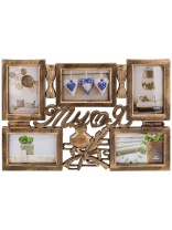 Фоторамка на 5 фото 10*15 см "Мгновения счастья" Фоторамка на 5 фото 10*15 см "Мгновения счастья"